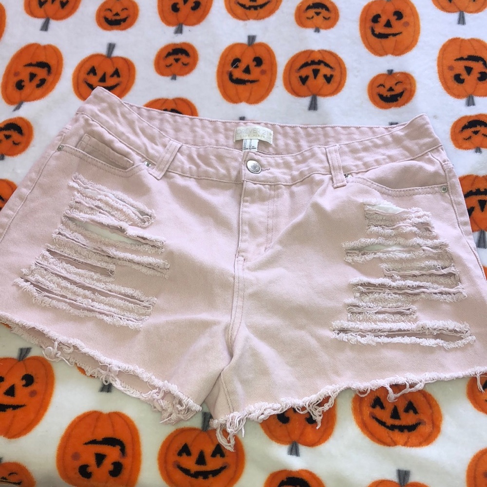 Forever 21 distressed shorts